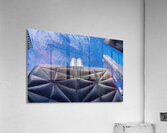 Unique pillowed retractable shell over the Shed in Hudson Yards  Acrylic Print