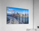One World Trade Center dominates skyline of Lower Manhattan from Impression acrylique