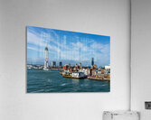 Spinnaker tower overlooks the harbor at Portsmouth with luxury y Acrylic Print