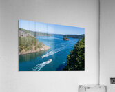 Turbulent water of Deception Pass in the Whidbey Island state pa Acrylic Print