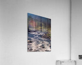 View from Tumwater Canyon pipeline bridge over Wenatchee River Acrylic Print