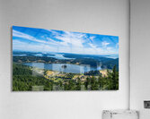 View from Mt Erie on Fidalgo Island south towards Whidbey Island Acrylic Print