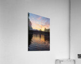 Sunrise over Wenatchee River in Leavenworth Washington State Acrylic Print