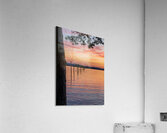 Dramatic sunset clouds over Possession Sound Everett in Washingt Acrylic Print