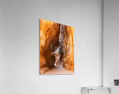 Narrow gorge of the Siq entering Petra Acrylic Print
