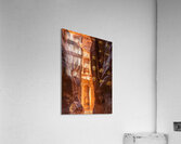 Petra Treasury building facade seen through narrow gorge Acrylic Print