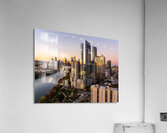 44 East Tower rises above Rainey Street District in Austin Acrylic Print