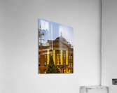 Sunset behind the Courthouse in Georgetown Texas Acrylic Print