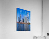 Modern Rainey Street Austin apartments above lake Impression acrylique