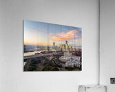 Aerial panorama Austin Texas downtown panorama Acrylic Print