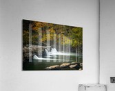 Cascades of the Valley Falls on a misty autumn day Acrylic Print