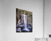 Cucumber Falls in the Ohiopyle State Park in winter Acrylic Print