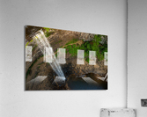 Waterfall at Ozone Falls in Tennessee showing the lip of the gorge Acrylic Print