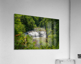 Burgess Falls in Tennessee in summer Impression acrylique
