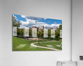 Panorama of Fairmont in West Virginia taken from Palantine Park Impression acrylique