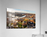 Aerial panorama of the Woodburn Circle at the university  Acrylic Print