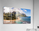 Tunnels Beach on the north shore of Kauai in Hawaii Acrylic Print