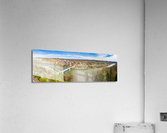 Aerial panorama of City of Morgantown WV Acrylic Print