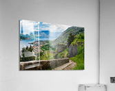 View from above Old Town of Kotor in Montenegro Acrylic Print