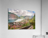 Steep path by church above Old town of Kotor Acrylic Print