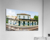Panorama of Pinhao station in Douro valley Acrylic Print