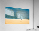 Single couple on wide beach at Cape May Point Acrylic Print