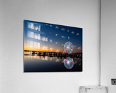 Ferris wheel at National Harbor at sunset Acrylic Print