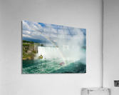 Detail of Canadian or Horseshoe Falls at Niagara Impression acrylique