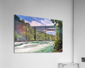 Niagara River at Whirlpool Bridge in Canada Acrylic Print
