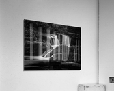 Black and White Waterfall on Deckers Creek Impression acrylique