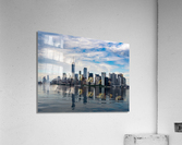 Panorama of Manhattan with calm artificial water Acrylic Print