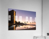 Newly restored tiling mural on Rainbow Tower Acrylic Print