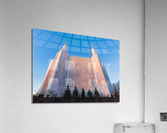 Mormon temple in Washington DC in late winter Acrylic Print