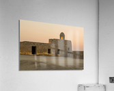 Old Bahrain Fort at Seef at sunset Impression acrylique