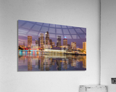 City skyline of Tampa Florida at sunset Acrylic Print