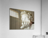 President Lincoln statue with focus on fist Impression acrylique