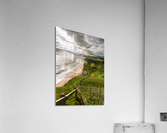 Path on cliffs at West Bay Dorset in UK Acrylic Print