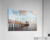 Long exposure Waimea Pier Kauai Acrylic Print