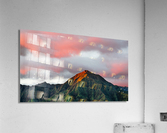 Panorama of Hanalei on island of Kauai Acrylic Print