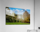 View across the rolling countryside of Cornwall Acrylic Print