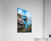 View towards the Lizard from Kynance Cove in Cornwall Impression acrylique