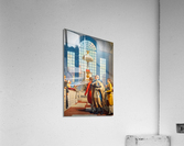 Detail of wall mural of George Washington Acrylic Print