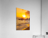 Sunset off coast of St Thomas Acrylic Print