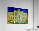 Trevi fountain details in Rome Italy Acrylic Print