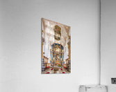 Interior Parish Church Gerlachsheim Germany Impression acrylique