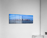 Panorama of Lower Manhattan at dusk Acrylic Print