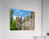 Ancient toilets in the historic Conwy castle in North Wales Acrylic Print