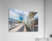 Thomas Telford suspension bridge to the Castle in Conwy Acrylic Print