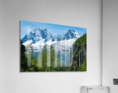 Majestic mountains from Keystone Canyon rise over trees Acrylic Print