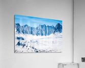 Majestic mountains of Thompson Pass rise over trees Acrylic Print